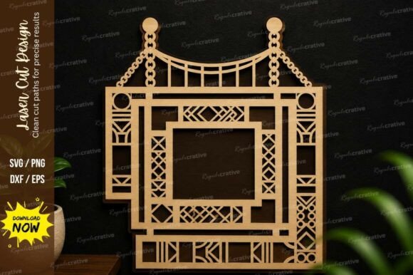 Geometric Hanging Frame Laser Cut Svg: A Designer's Guide