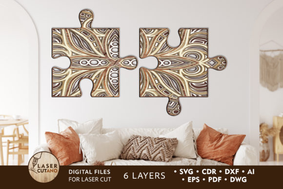Puzzle Multilayer Laser Cut Files: Creative Design Solutions